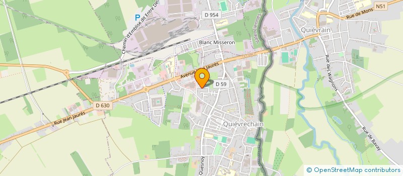 localisation de l'entreprise MONSIEUR CHARLES BOILLY  QUIEVRECHAIN