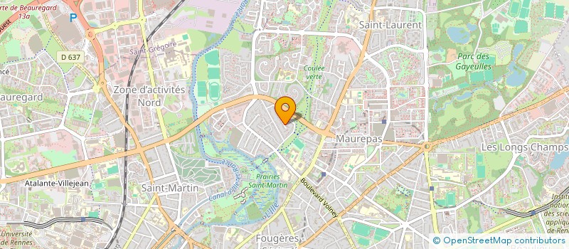 localisation de l'entreprise MONSIEUR CHARLES BOISTIER  RENNES