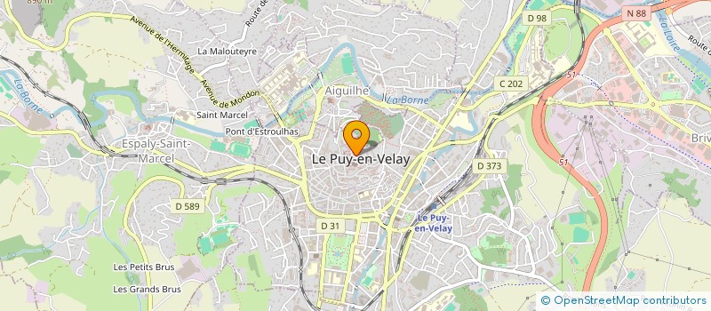 localisation de l'entreprise MONSIEUR CHARLES BONGIRAUD  LE PUY-EN-VELAY