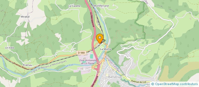 localisation de l'entreprise MONSIEUR CHARLES BONICEL  LAVAL-DU-TARN