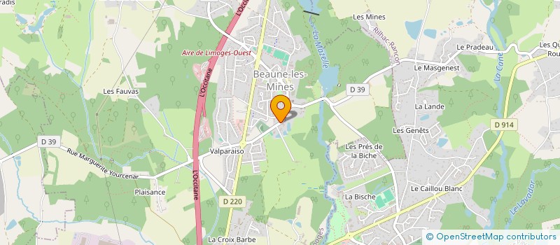 localisation de l'entreprise MONSIEUR CHARLES BONNET à LIMOGES