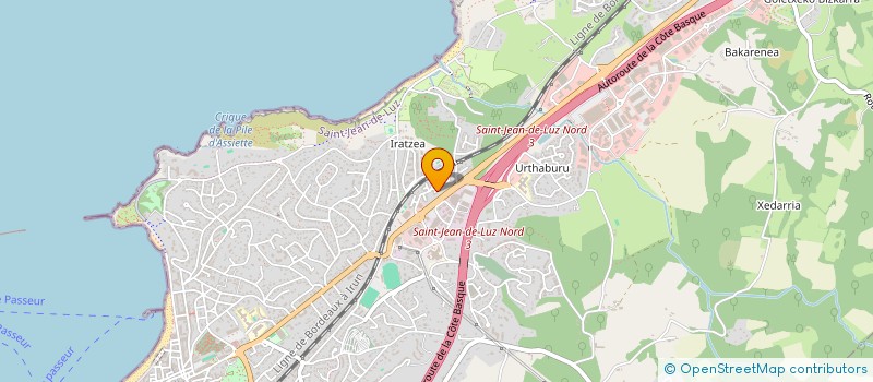 localisation de l'entreprise MONSIEUR CHARLES BONNIN à SAINT-JEAN-DE-LUZ