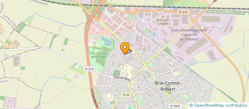 localisation de l'entreprise MONSIEUR CHARLES BONTEMPS  BRIE-COMTE-ROBERT