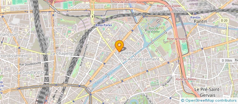 localisation de l'entreprise MONSIEUR CHARLES BORDEREAU  PARIS