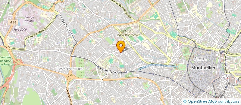 localisation de l'entreprise MONSIEUR CHARLES BORIES à MONTPELLIER