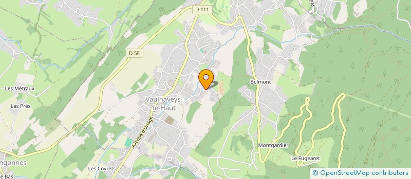 localisation de l'entreprise MONSIEUR CHARLES BOSSHARDT  VAULNAVEYS-LE-HAUT