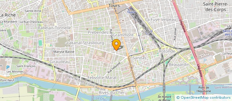 localisation de l'entreprise MONSIEUR CHARLES BOUCHAIB  TOURS