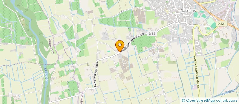 localisation de l'entreprise MONSIEUR CHARLES BOUCHARD  SARRIANS