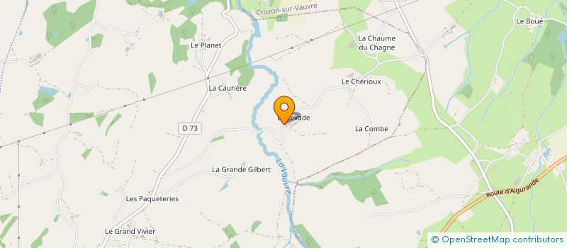 localisation de l'entreprise MONSIEUR CHARLES BOUCLY à AIGURANDE