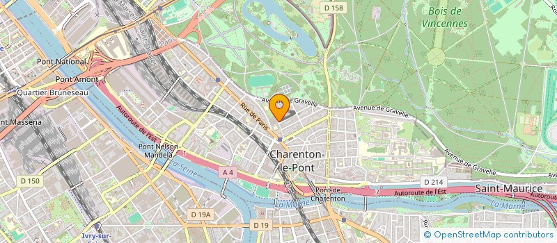 localisation de l'entreprise MONSIEUR CHARLES BOUGUET  CHARENTON-LE-PONT