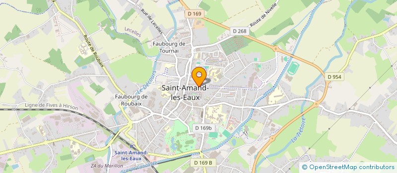 localisation de l'entreprise MONSIEUR CHARLES BOUILLY à SAINT-AMAND-LES-EAUX