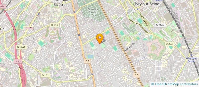 localisation de l'entreprise MONSIEUR CHARLES BOULMIER  VILLEJUIF