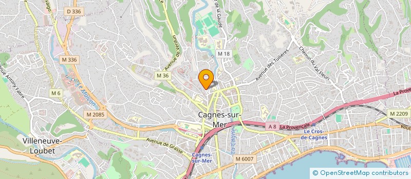 localisation de l'entreprise MONSIEUR CHARLES BOULO à CAGNES SUR MER