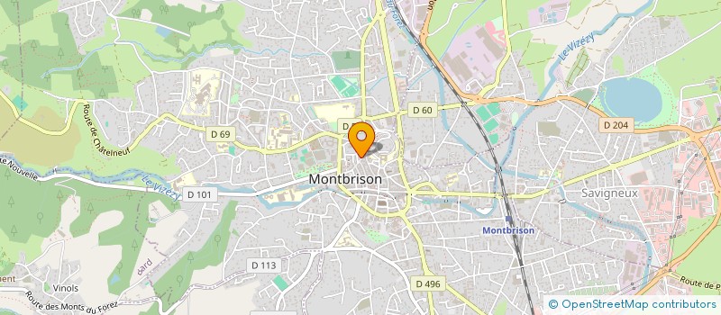 localisation de l'entreprise MONSIEUR CHARLES BOUNIARD à MONTBRISON
