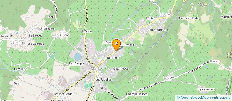 localisation de l'entreprise MONSIEUR CHARLES BOUQUEAU  MACLAS