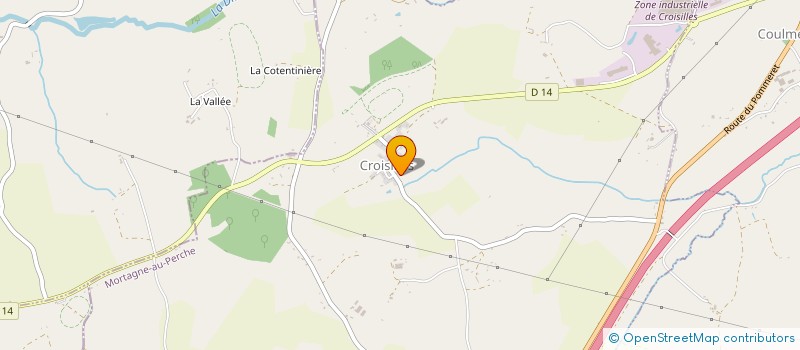 localisation de l'entreprise MONSIEUR CHARLES BOURDIN à CROISILLES