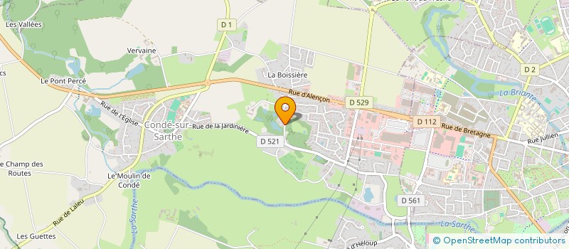 localisation de l'entreprise MONSIEUR CHARLES BOURGEAIS à CONDE-SUR-SARTHE