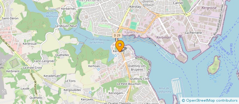 localisation de l'entreprise MONSIEUR CHARLES BOURLES  LARMOR-PLAGE