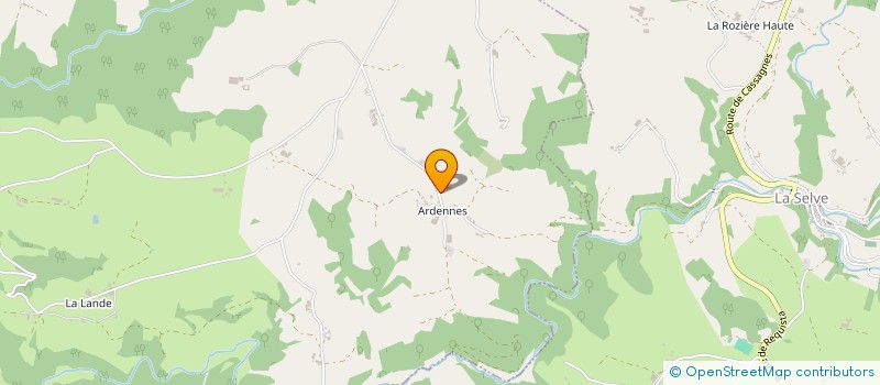 localisation de l'entreprise MONSIEUR CHARLES BOUSQUET  LEDERGUES