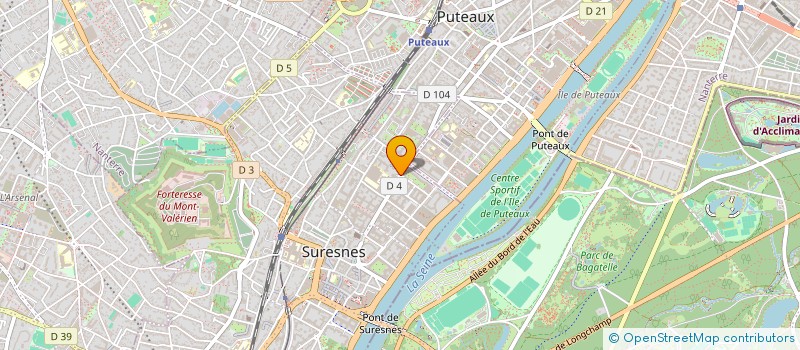 localisation de l'entreprise MONSIEUR CHARLES BOUT DE MARNHAC  SURESNES