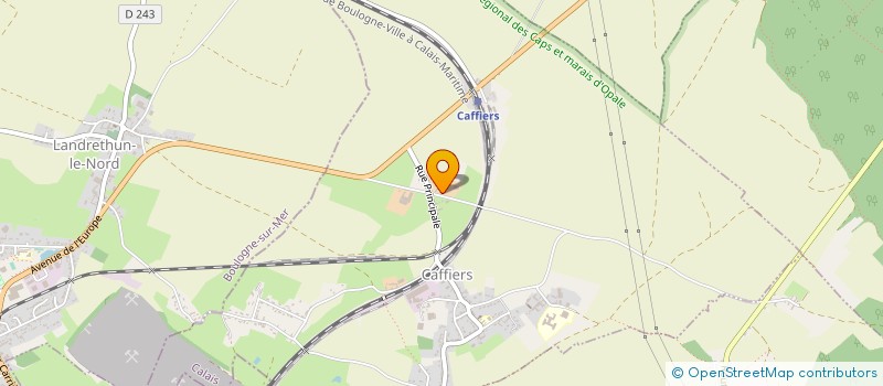 localisation de l'entreprise MONSIEUR CHARLES BOUTILLIER  CAFFIERS