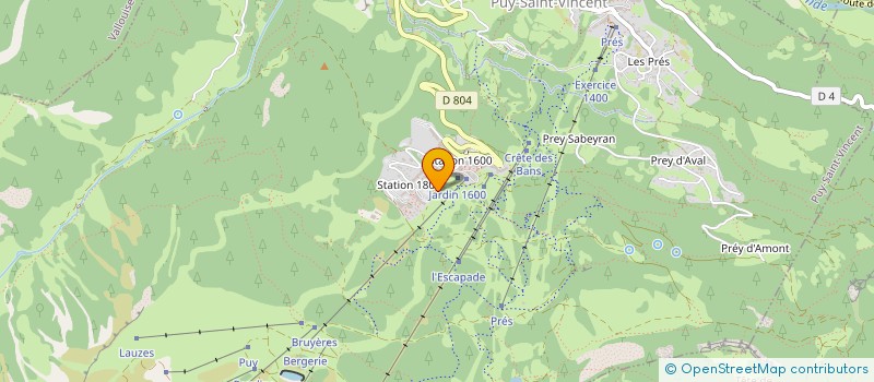 localisation de l'entreprise MONSIEUR CHARLES BOUVARD  PUY-SAINT-VINCENT