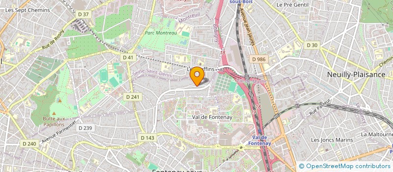 localisation de l'entreprise MONSIEUR CHARLES BOUZAGLOU à FONTENAY-SOUS-BOIS