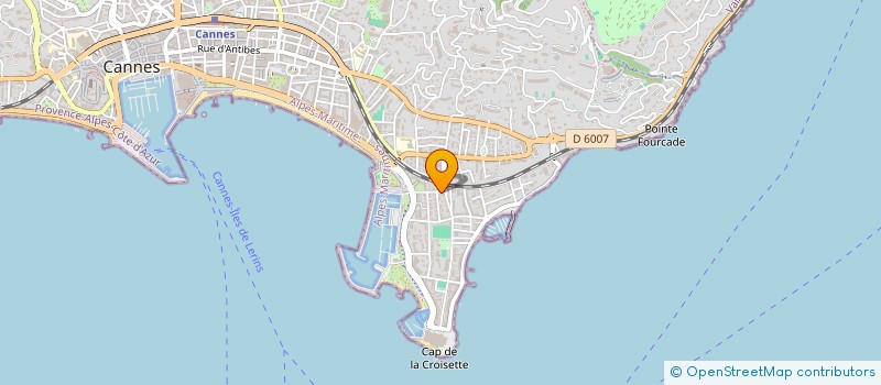 localisation de l'entreprise MONSIEUR CHARLES BOUZAT à CANNES