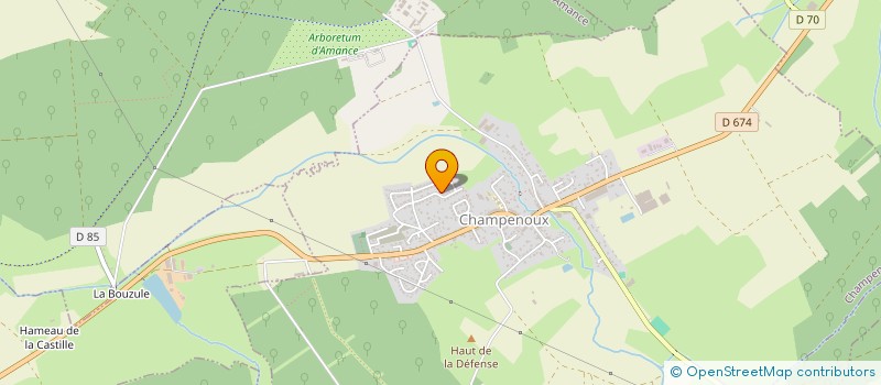 localisation de l'entreprise MONSIEUR CHARLES BOYER  CHAMPENOUX