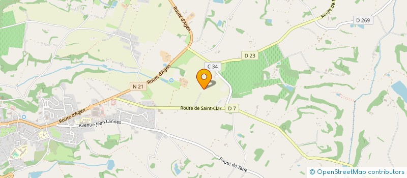 localisation de l'entreprise MONSIEUR CHARLES BOZZAT  LECTOURE