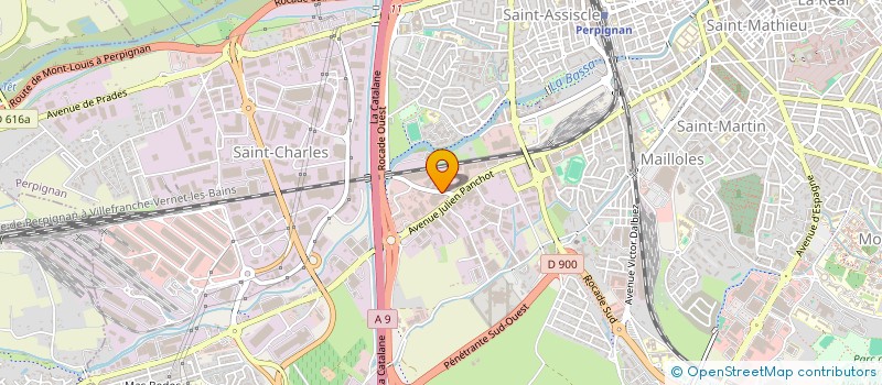 localisation de l'entreprise MONSIEUR CHARLES BRABANT à PERPIGNAN