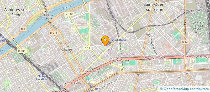 localisation de l'entreprise MONSIEUR CHARLES BRACHET à CLICHY