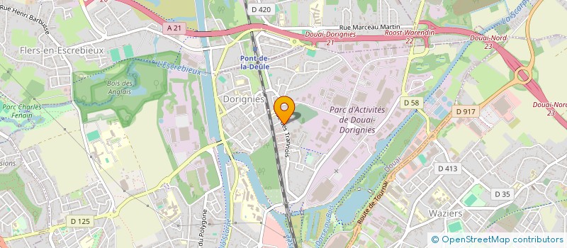 localisation de l'entreprise MONSIEUR CHARLES BRASSEUR  DOUAI