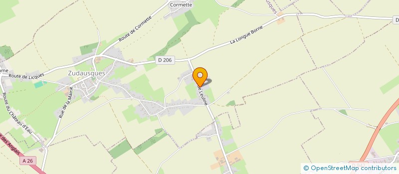 localisation de l'entreprise MONSIEUR CHARLES BREBION  LEULINGHEM