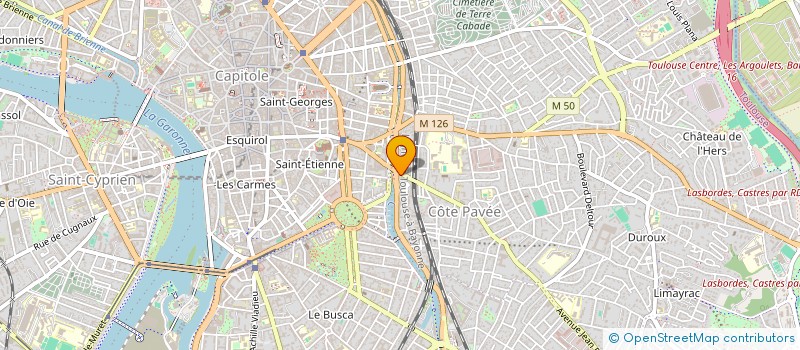 localisation de l'entreprise MONSIEUR CHARLES BRENAC  TOULOUSE