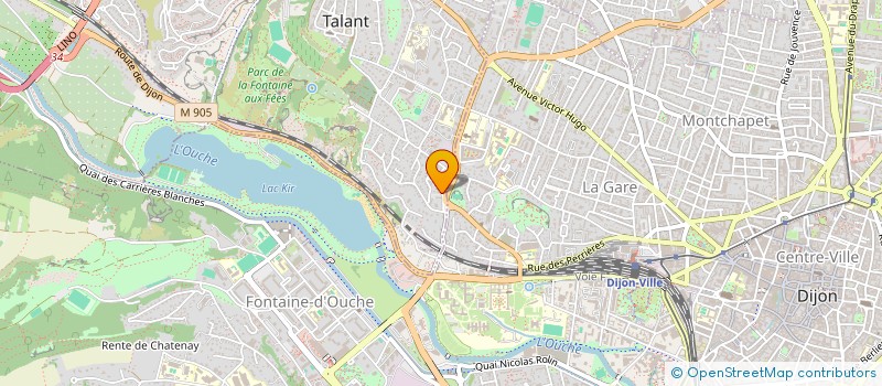 localisation de l'entreprise MONSIEUR CHARLES BRETON  TALANT