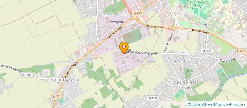 localisation de l'entreprise MONSIEUR CHARLES BRIE  ROSIERES-PRES-TROYES