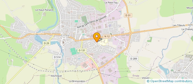 localisation de l'entreprise MONSIEUR CHARLES BROCHARD à SAINT-DENIS-DE-GASTINES