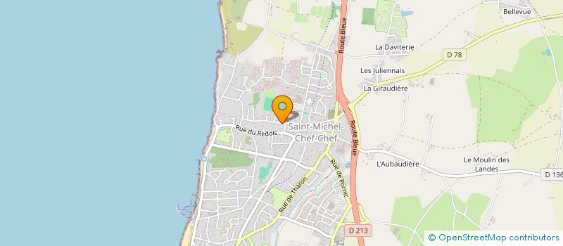 localisation de l'entreprise MONSIEUR CHARLES BROCHERIE à SAINT-MICHEL-CHEF-CHEF