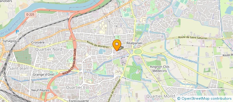 localisation de l'entreprise MONSIEUR CHARLES BRUN  AVIGNON