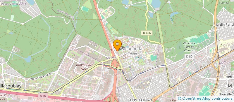 localisation de l'entreprise MONSIEUR CHARLES BRUNI à MEUDON