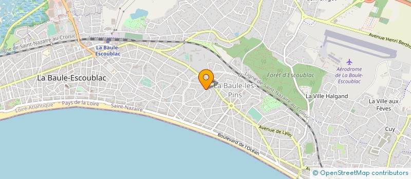 localisation de l'entreprise MONSIEUR CHARLES-BRUNO GOINARD à LA BAULE-ESCOUBLAC