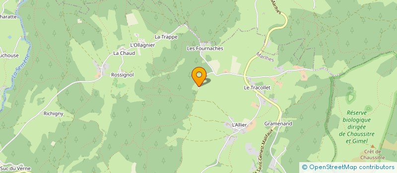 localisation de l'entreprise MONSIEUR CHARLES BRUNON à MARLHES