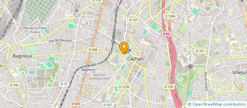 localisation de l'entreprise MONSIEUR CHARLES BUDA  CACHAN