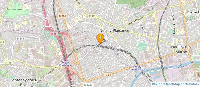 localisation de l'entreprise MONSIEUR CHARLES BUFERNE à NEUILLY-PLAISANCE