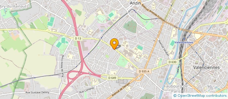 localisation de l'entreprise MONSIEUR CHARLES BUISSET à VALENCIENNES