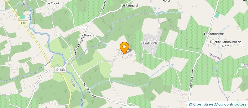 localisation de l'entreprise MONSIEUR CHARLES BUISSON  SAINT CIERS D'ABZAC