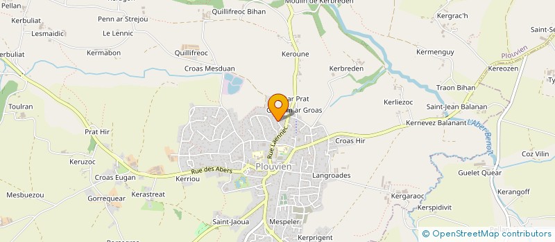 localisation de l'entreprise MONSIEUR CHARLES BURDASZEWSKI à PLOUVIEN