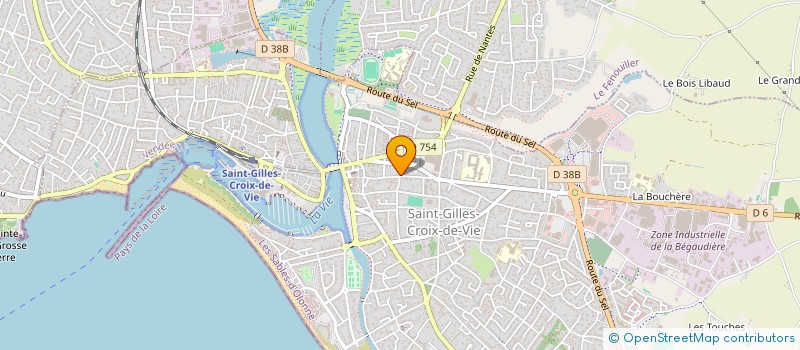 localisation de l'entreprise MONSIEUR CHARLES BURGAUD  SOULLANS