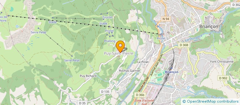 localisation de l'entreprise MONSIEUR CHARLES CABARET  PUY-SAINT-PIERRE